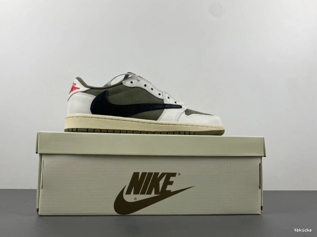 Reps TBK TRAVIS JORDAN MEDIUM 1 X DM7866-200 AIR OG SCOTT OLIVE LOW 0801